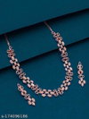 Party Wear Ad diamond Necklace set 1 Wholesale Price In Surat
 